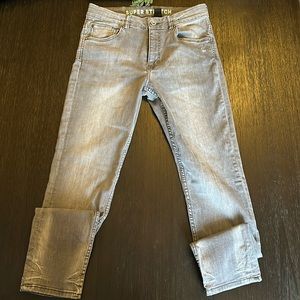 H&M kids jeans.  Size 14+. Color grey. Mint condition